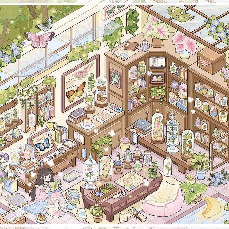 New Beginnings DIY 3D Sticker 2 Cute Miniature Scenes(xL)