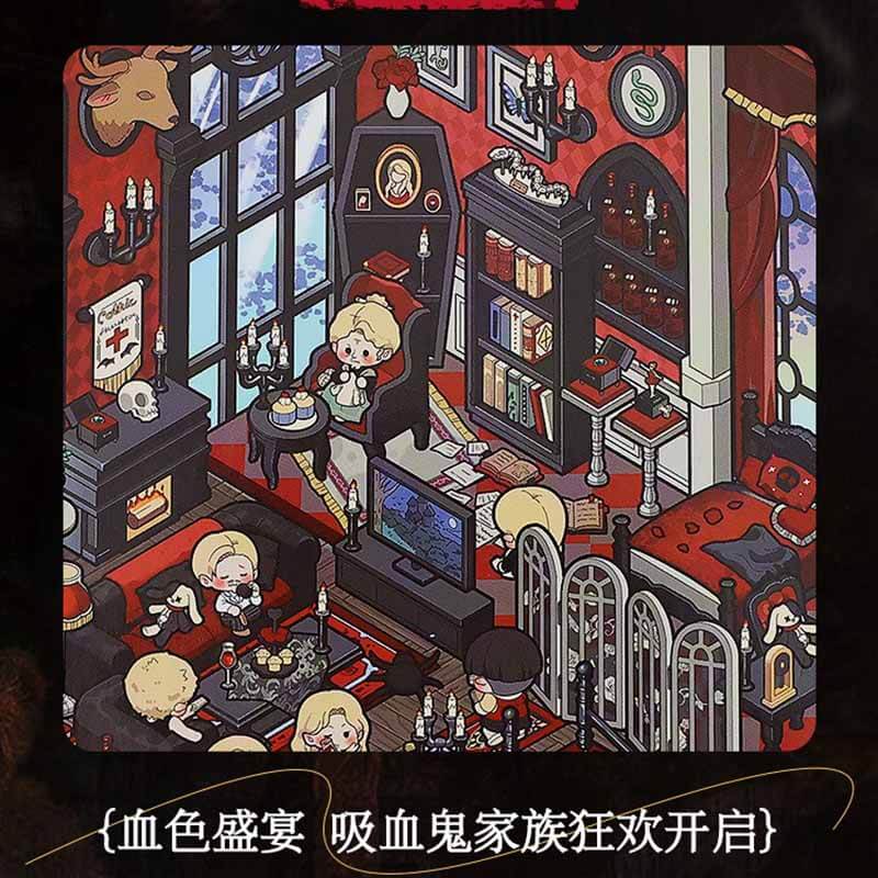 Nocturnal Nooks DIY 3D Sticker Collection 20 Cute Miniature Scenes(M)