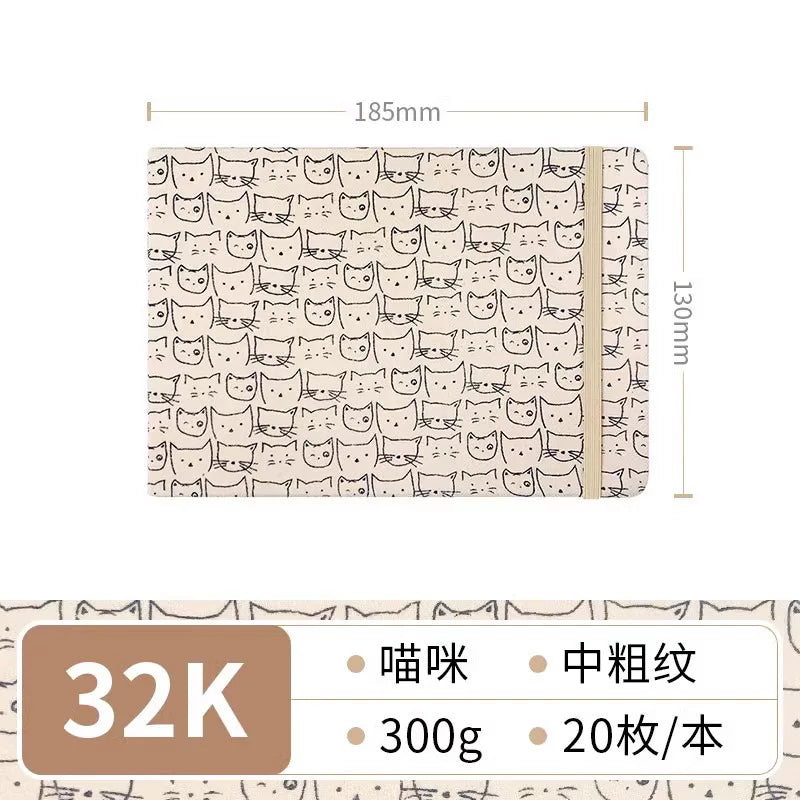 Handmade journal sketches and doodles - 32K 48K 16K