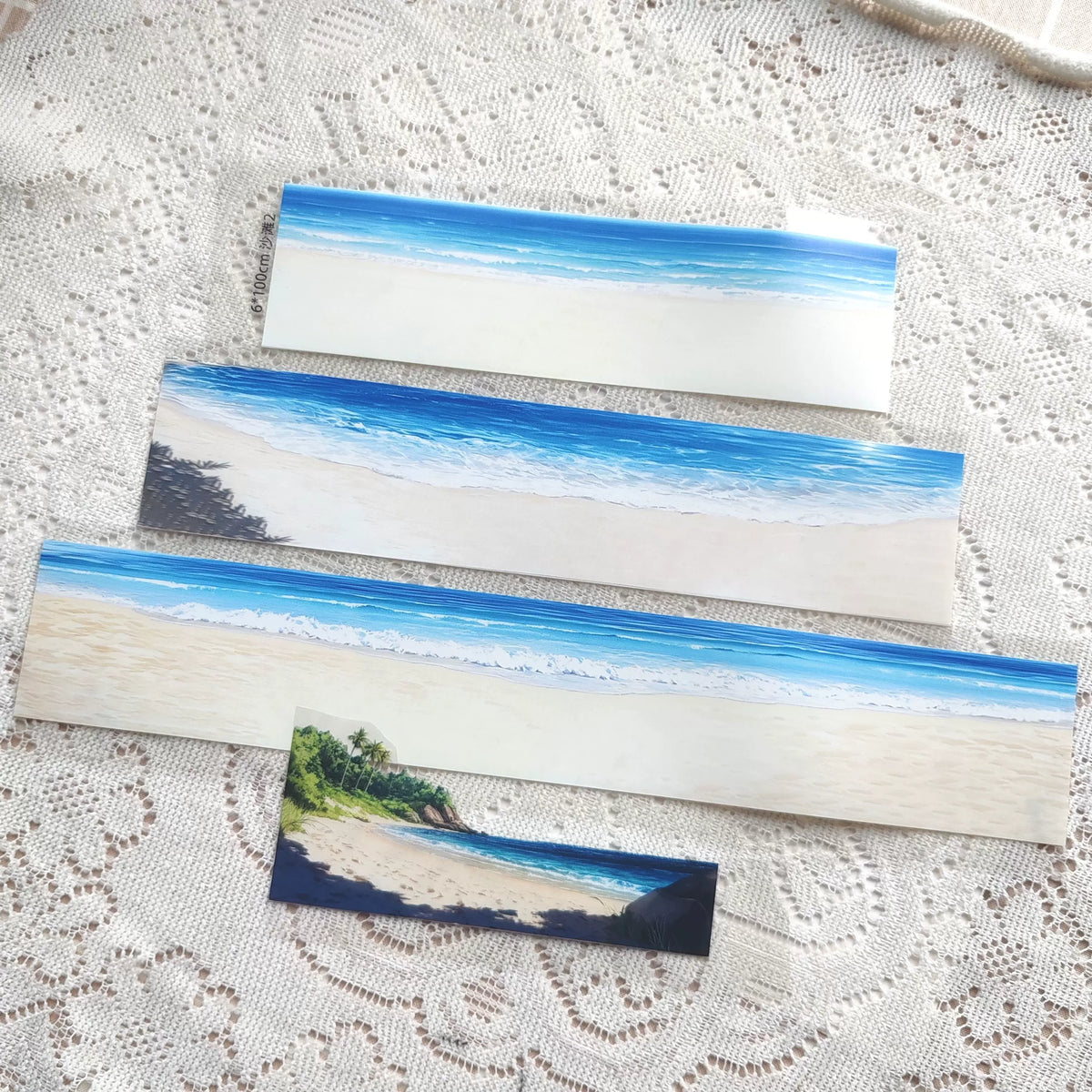 Summer Beach PET Journal Collage Sticker