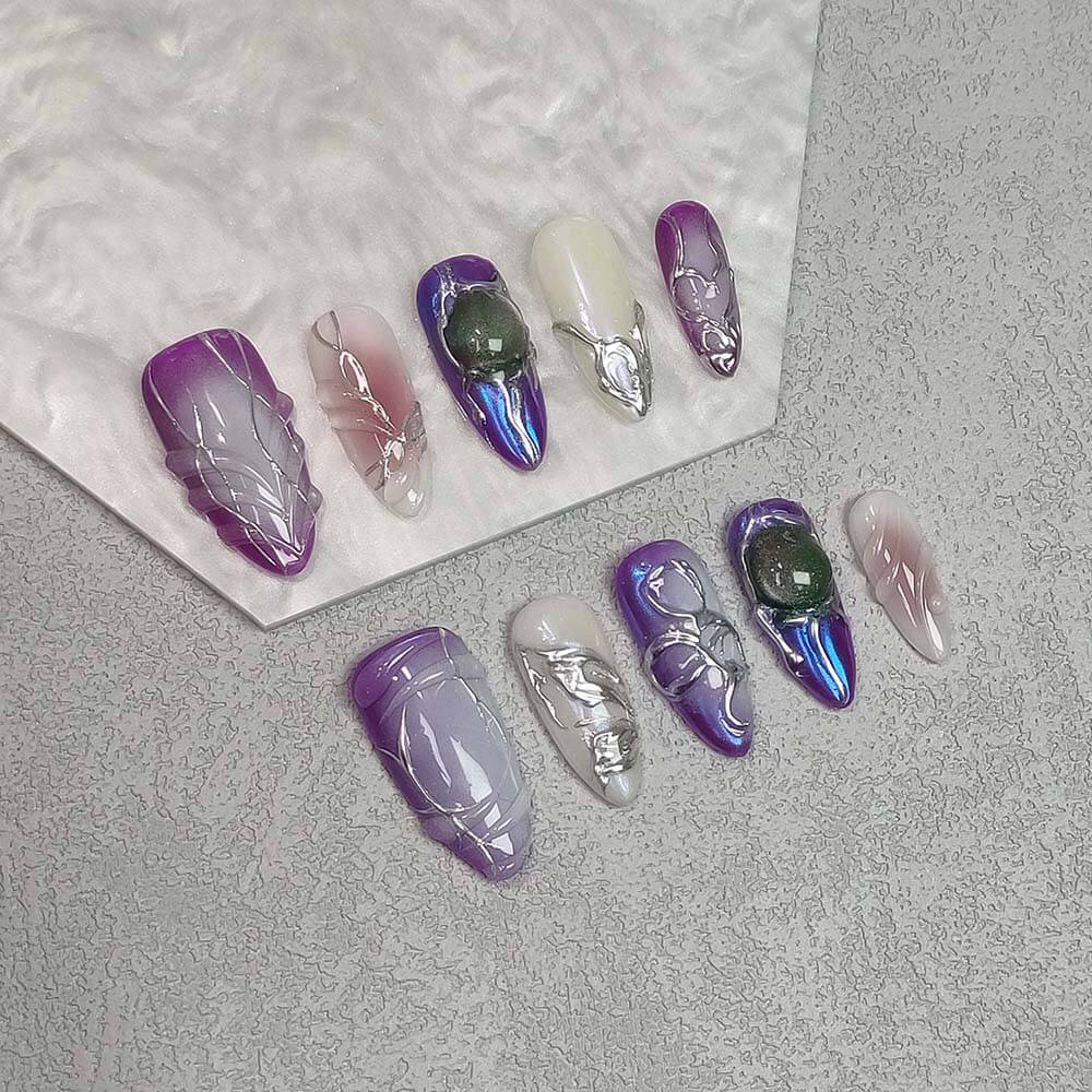 Art Garden Press On Nails Cosmic Pulse 36