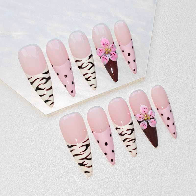 Beauty Art Garden Press On Nails Ocean Breeze Milk 211