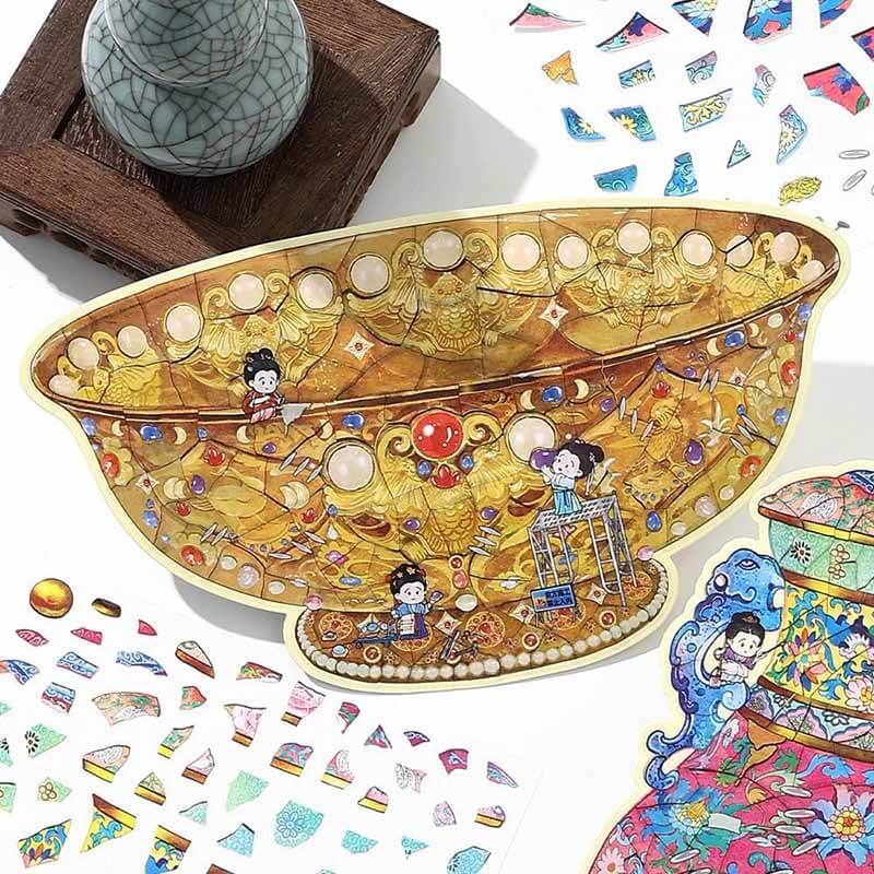 Oriental Keepsakes DIY 3D Scene Stickers 2 Cute Miniature Scenes