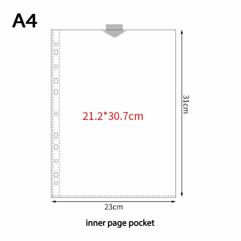 Classeur à anneaux ronds en PVC coloré avec fermeture à bouton-pression
