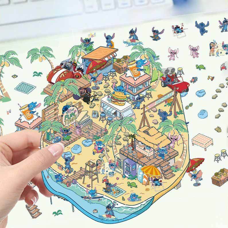 Palette of Delight DIY 3D Scene Stickers 3 Cute Miniature Scenes(S)