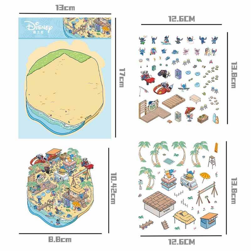 Palette of Delight DIY 3D Scene Stickers 3 Cute Miniature Scenes(S)