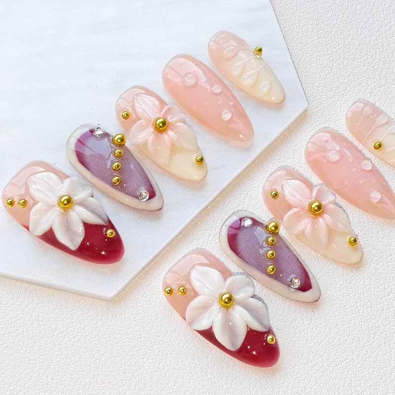 Beauty Art Garden Press On Nail Palm Holiday 212