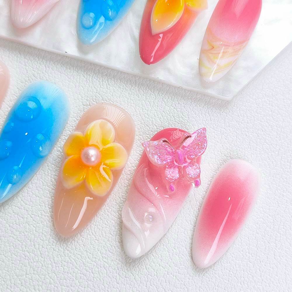 Beauty Art Garden Press On Nails Petal Flutter 186