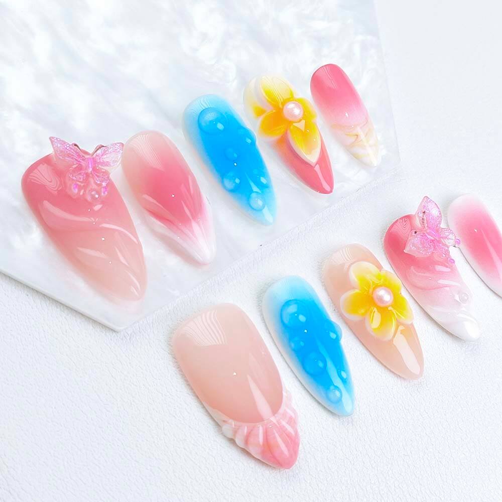 Beauty Art Garden Press On Nails Petal Flutter 186