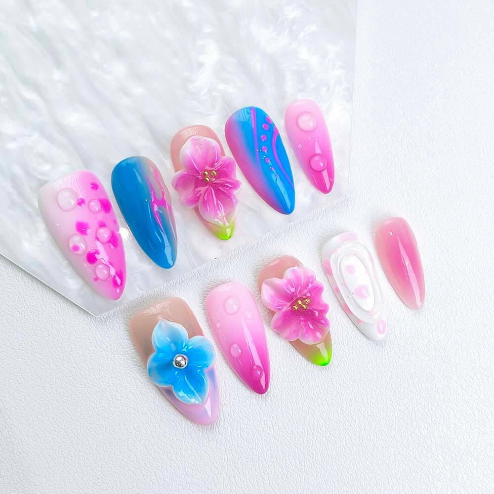 Beauty Art Garden Press On Nails Petal Parade 184