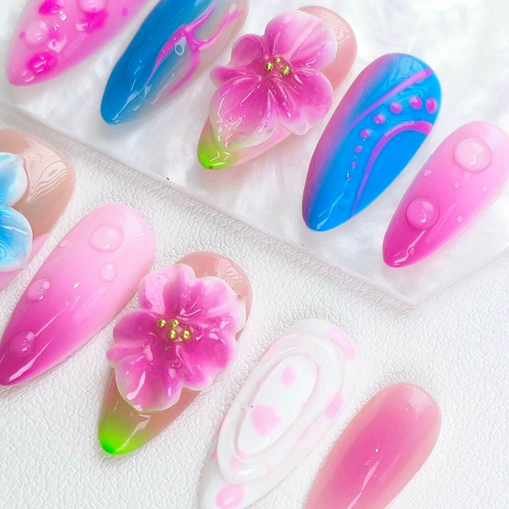 Beauty Art Garden Press On Nails Petal Parade 184