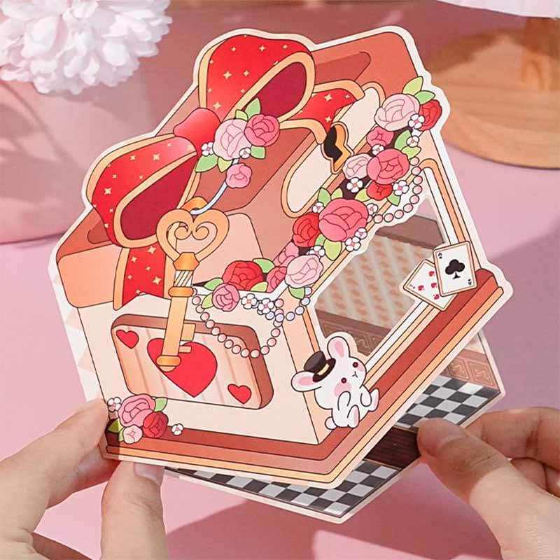 Playful Escape DIY 3D Scene Stickers 4 Cute Miniature Scenes(S)