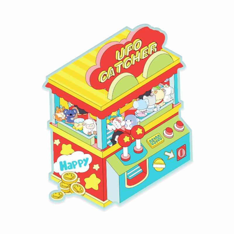 Pretty Girls DIY 3D Scene Stickers 4 Cute Miniature Scenes(S)