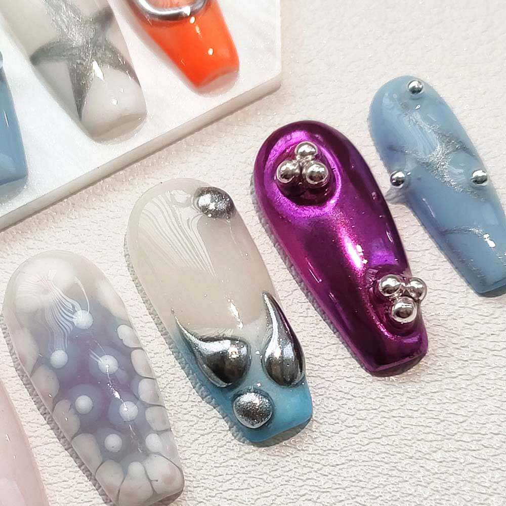 Art Garden Press On Nails Punk Nebula 66