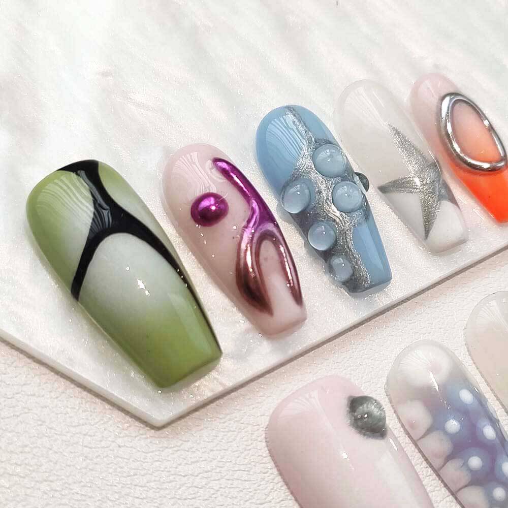 Art Garden Press On Nails Punk Nebula 66