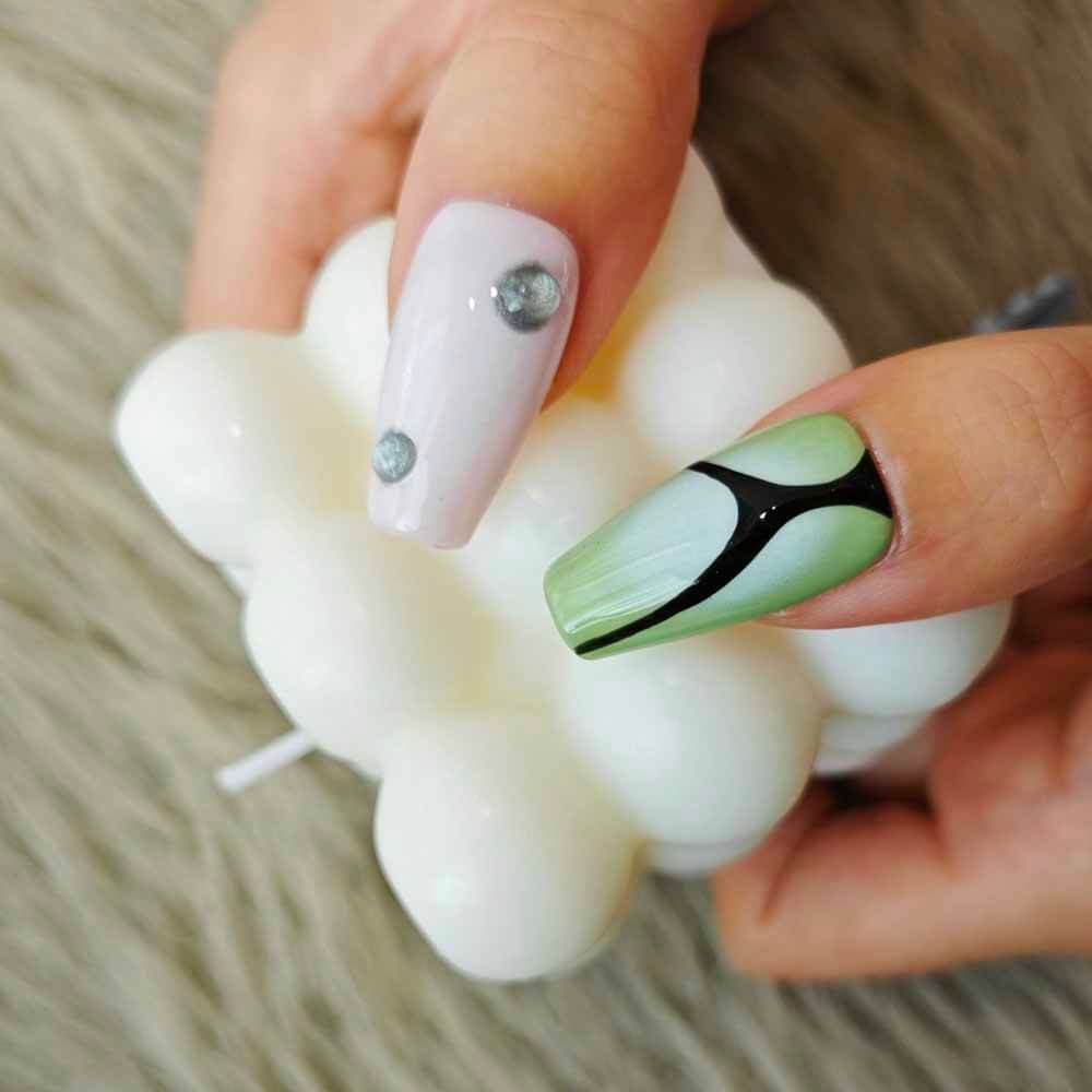 Art Garden Press On Nails Punk Nebula 66