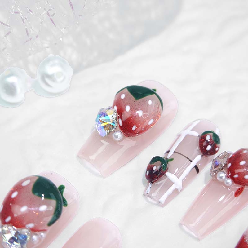 Art Garden Press On Nails Berry Bliss 150