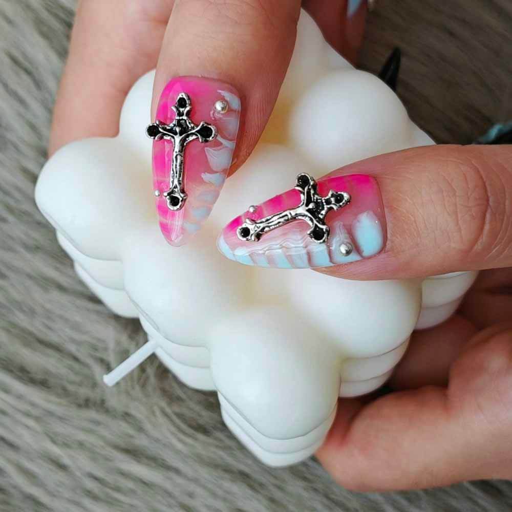 Art Garden Press On Nails Rebel Blooms 72