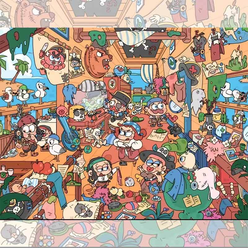 Riverside Reverie DIY 3D Scene Stickers 4 Cute Miniature Scenes(L)