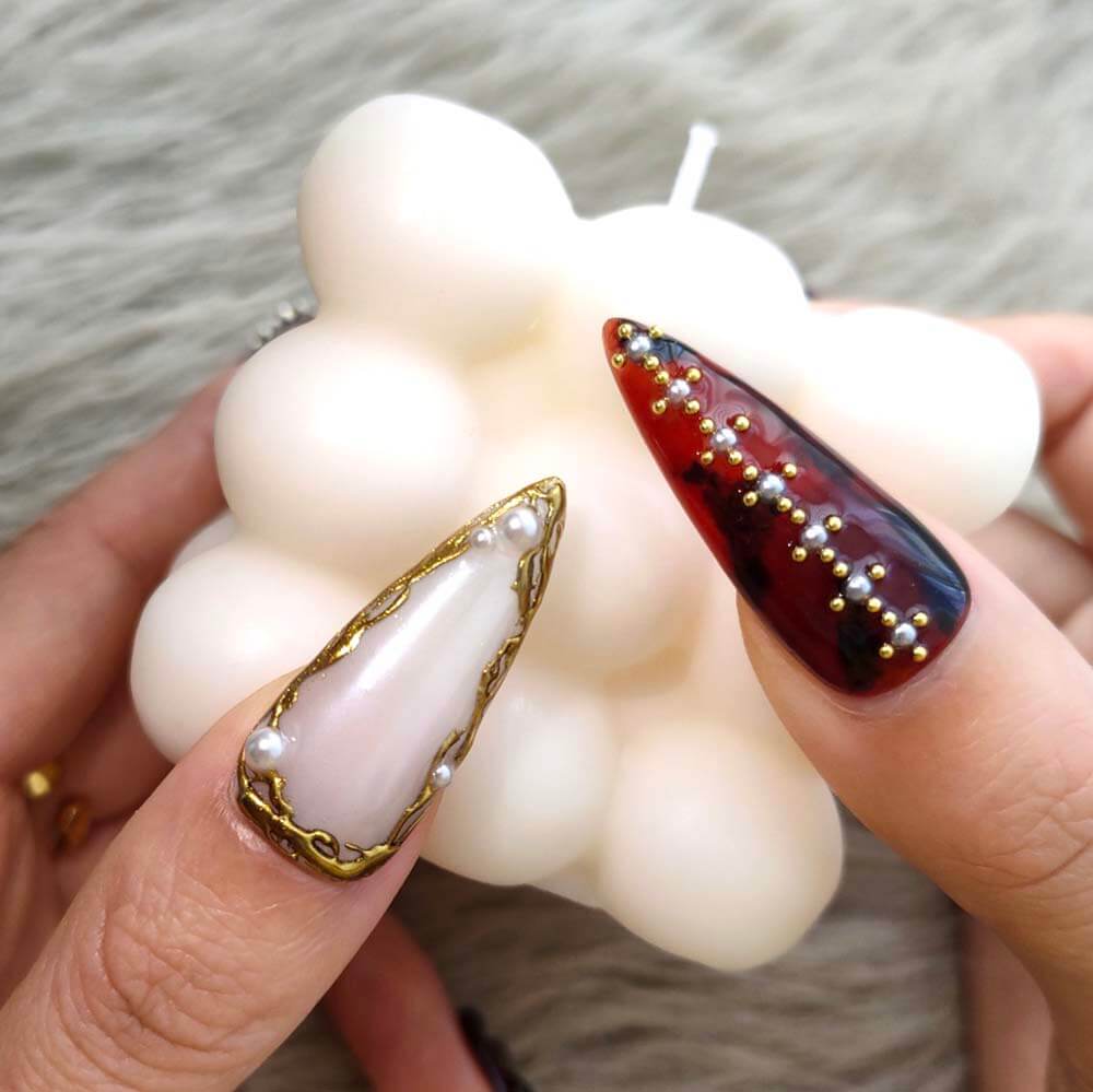 Art Garden Press On Nails Ruby Regalia 78