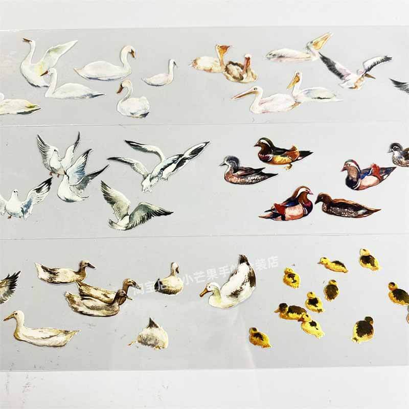 Seagulls & Pigeons PET Journal Collage Sticker