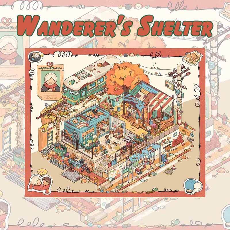 Seaside Tales DIY 3D Scene Stickers 3 Cute Scenes(L)