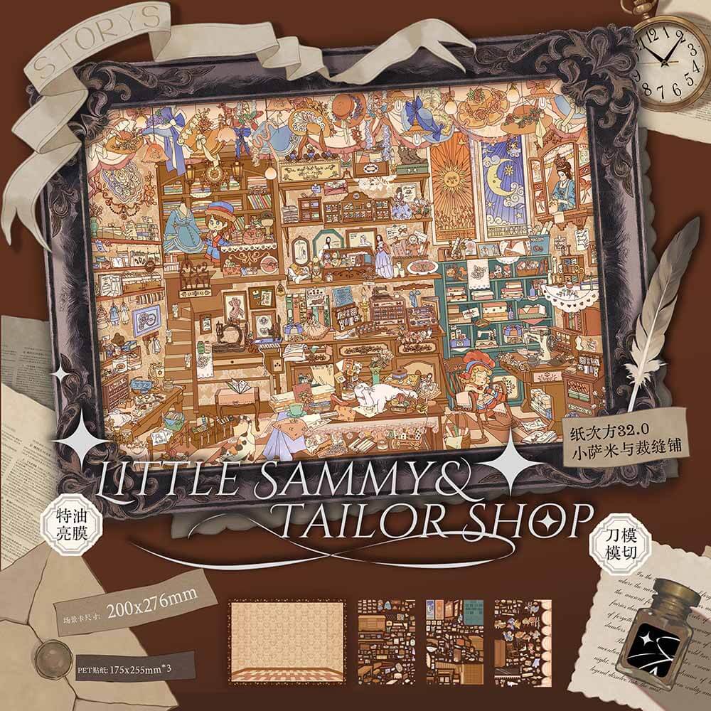 Shared Days DIY 3D Sticker 2 Cute Miniature Scenes(L)