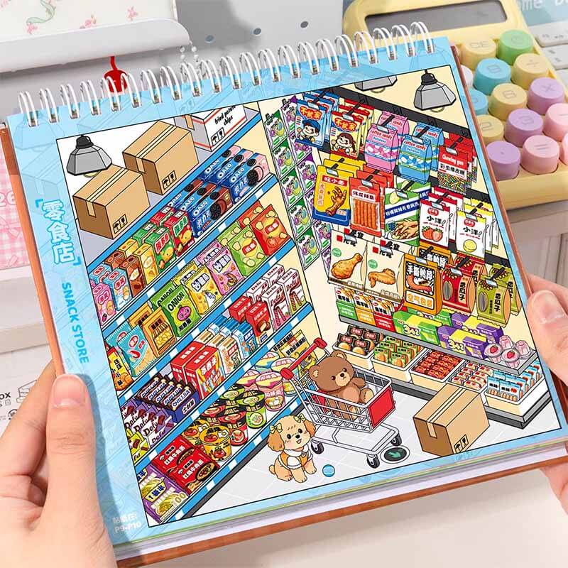 Shop Archive DIY 3D Scene Stickers 2 Cute Scenes(L)