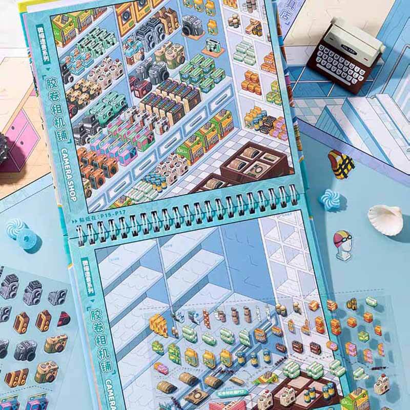 Shop Archive DIY 3D Scene Stickers 2 Cute Scenes(L)