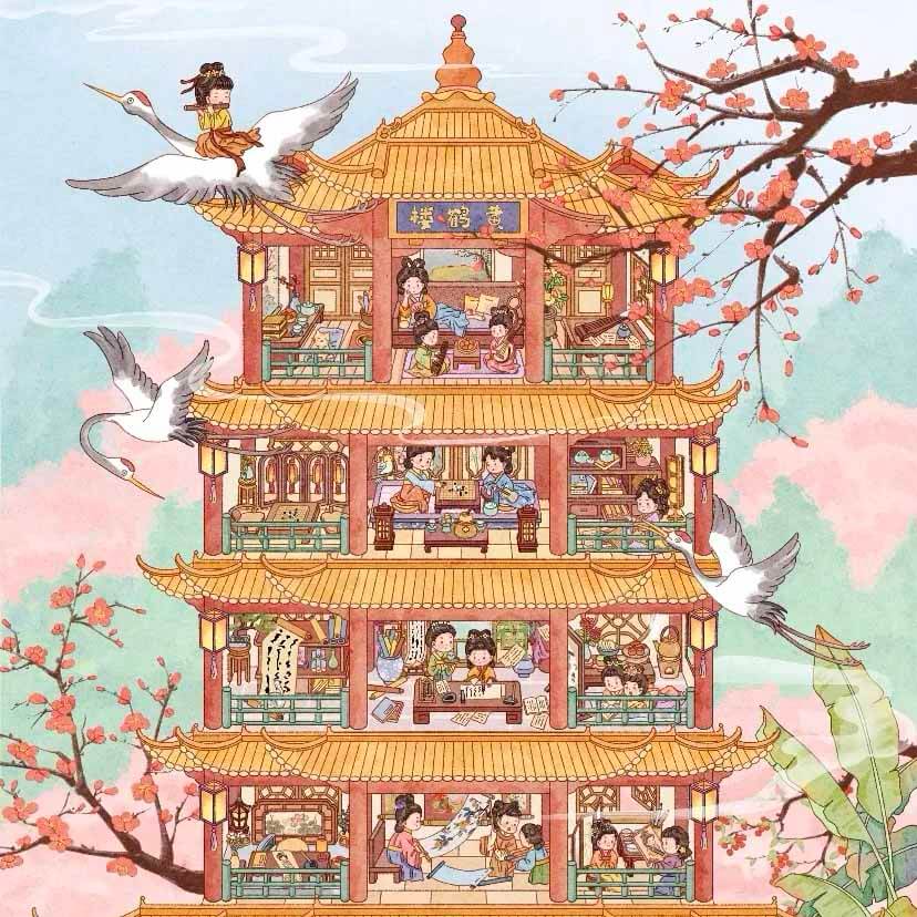 Small Town Story DIY 3D Scene Stickers 3 Cute Scenes(XL)