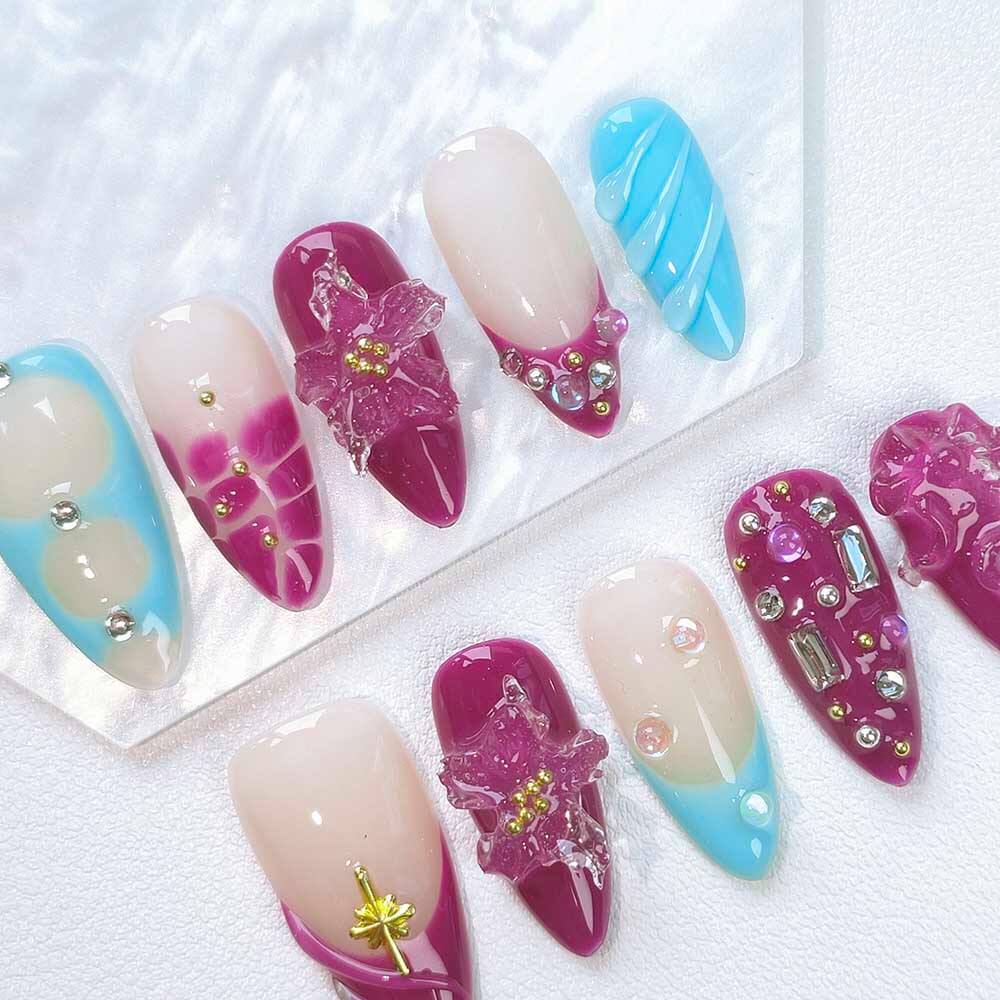 Beauty Art Garden Press On Nails Starfish Kisses 113
