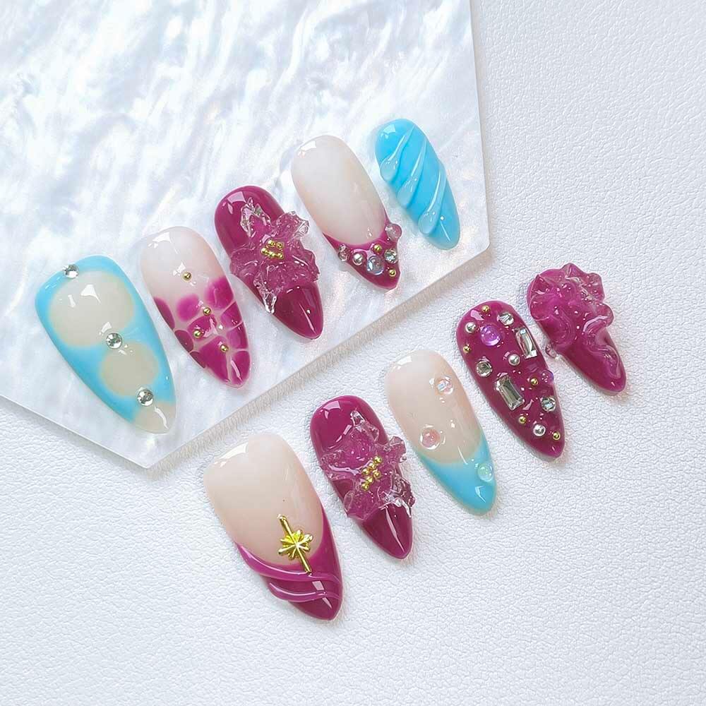 Beauty Art Garden Press On Nails Starfish Kisses 113