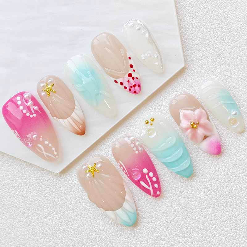 Beauty Art Garden Press On Nail Summer Margarita 216