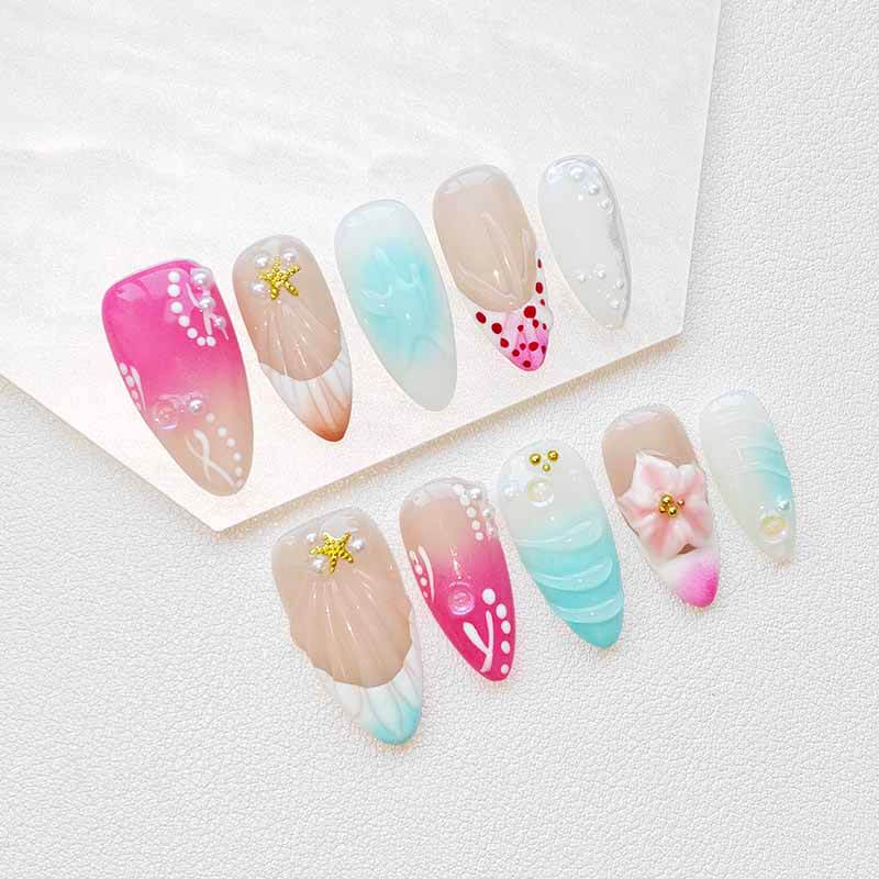 Beauty Art Garden Press On Nail Summer Margarita 216