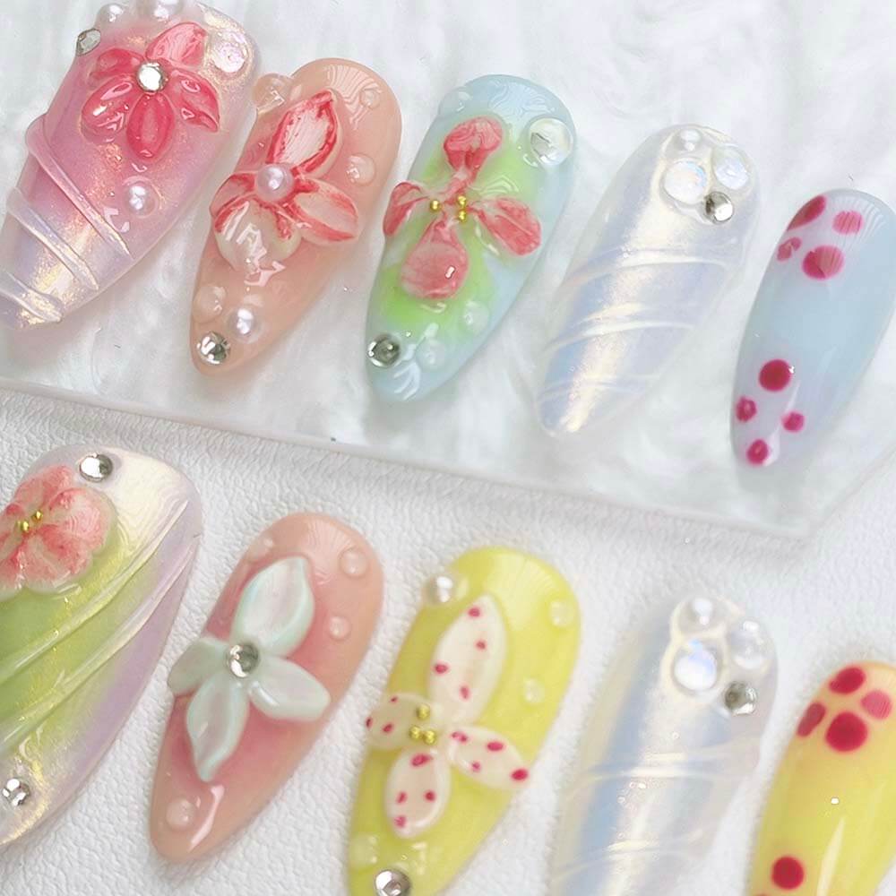 Beauty Art Garden Press On Nails Sunlit Blossom 171