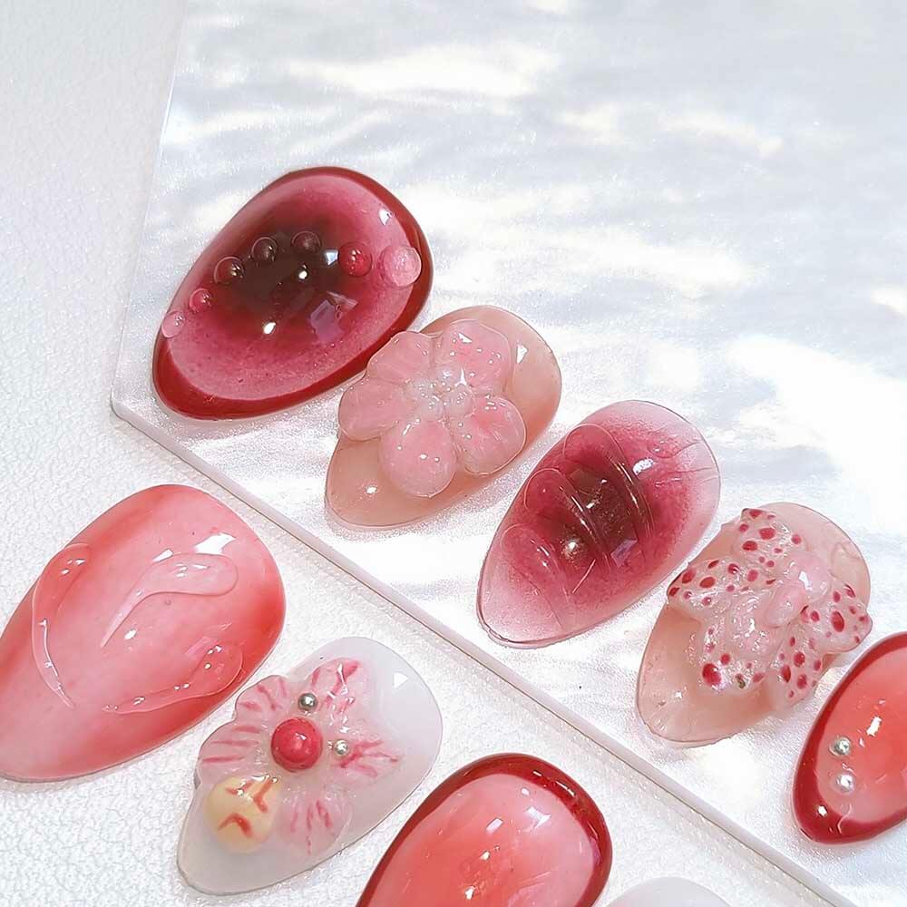 Beauty Art Garden Press On Nails Sunpetal Haze 118
