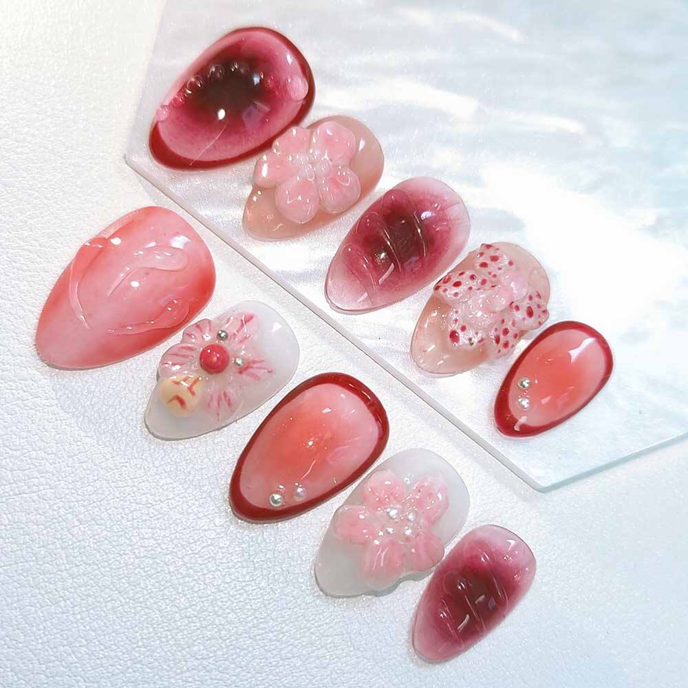 Beauty Art Garden Press On Nails Sunpetal Haze 118