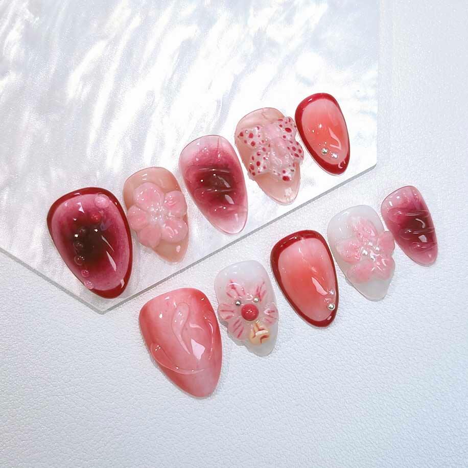 Beauty Art Garden Press On Nails Sunpetal Haze 118