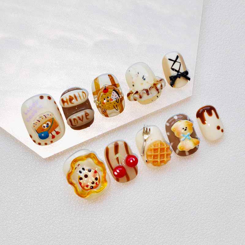 Beauty Art Garden Press On Nail Sweet Baking 217