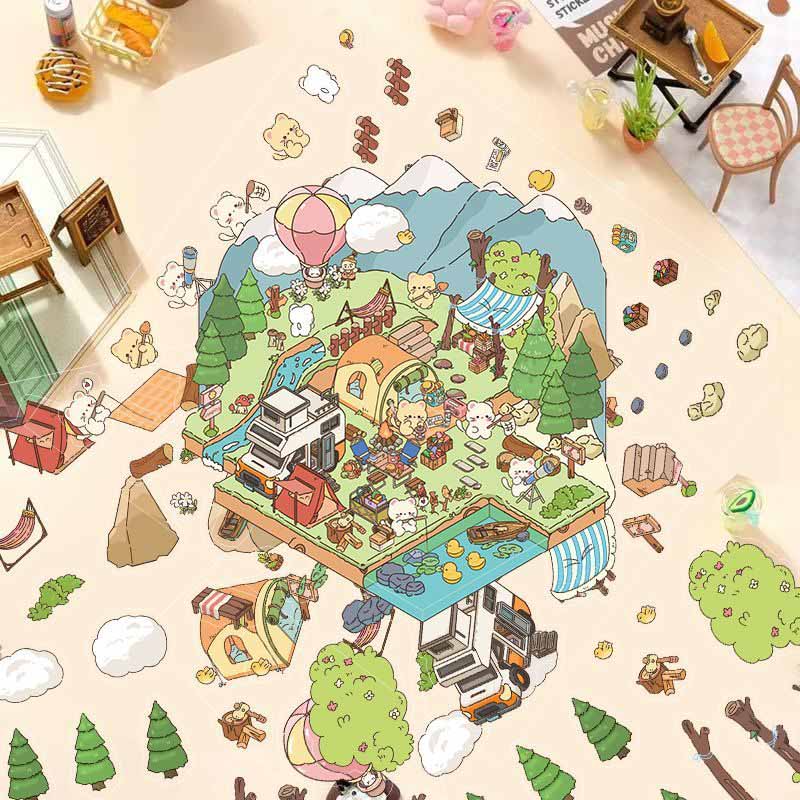 Sweet Whimsy 3D Scene Stickers 4 Cute Miniature Scenes