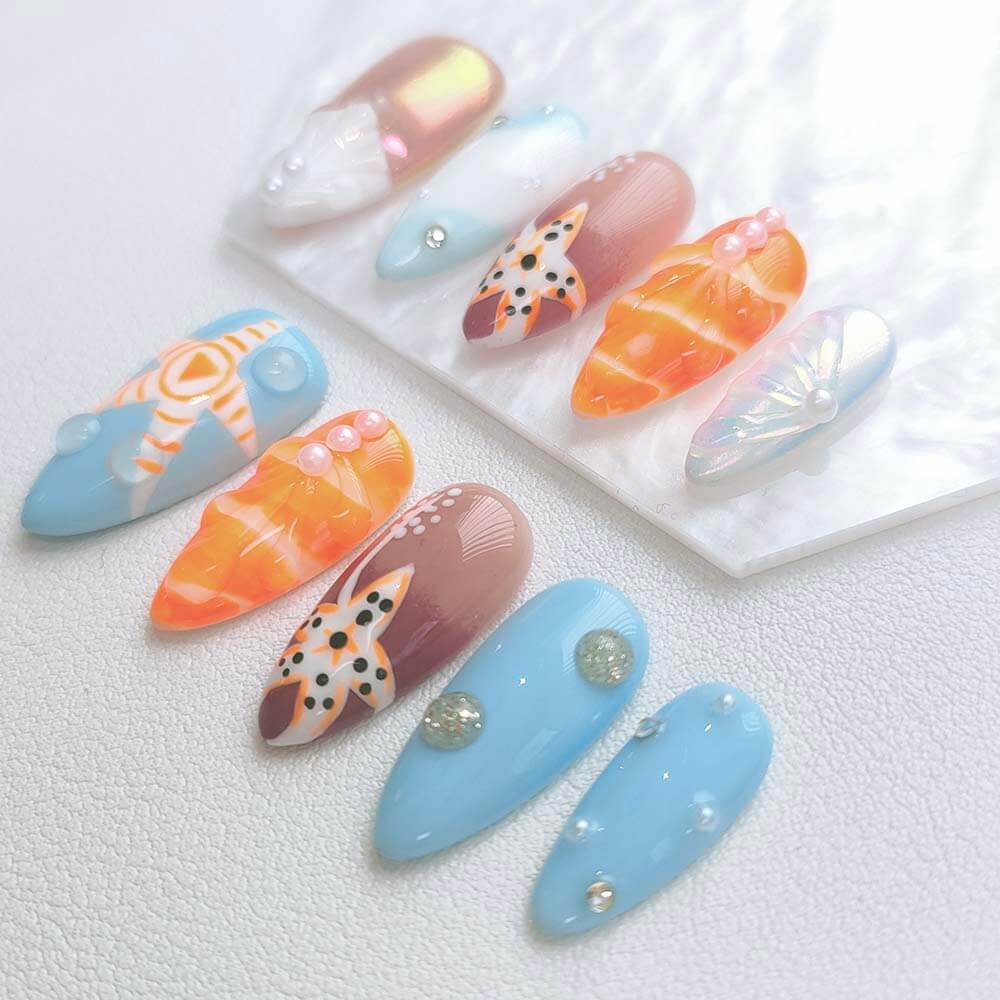 Beauty Art Garden Press On Nails Tropical Muse 172