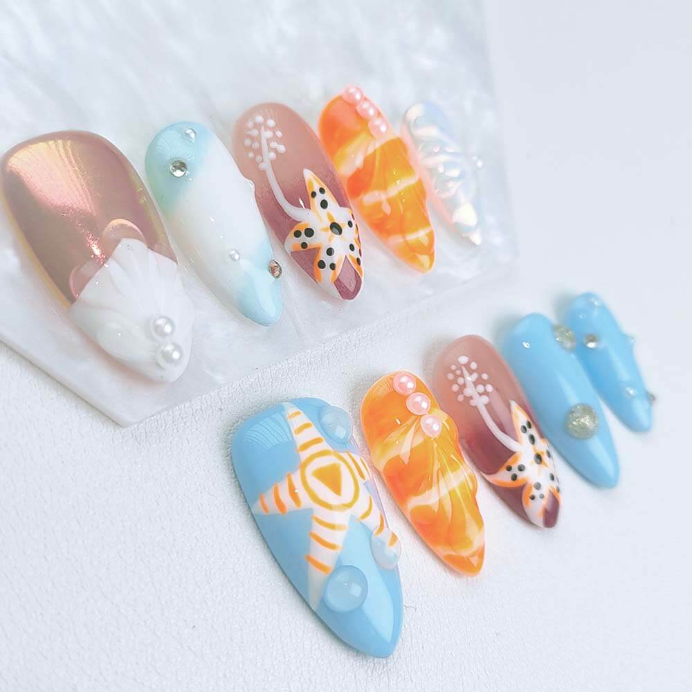 Beauty Art Garden Press On Nails Tropical Muse 172