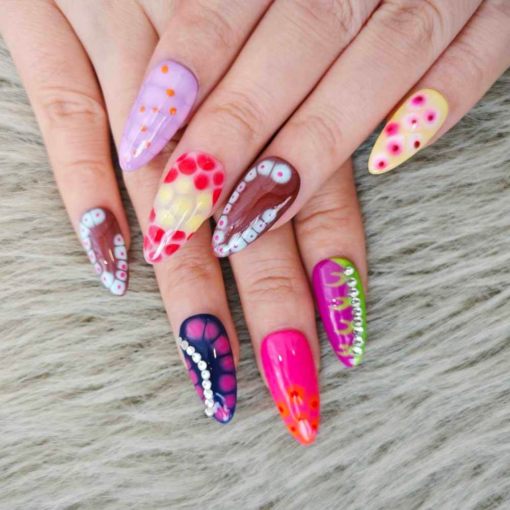 Art Garden Press On Nails Jeweled Verdure 71