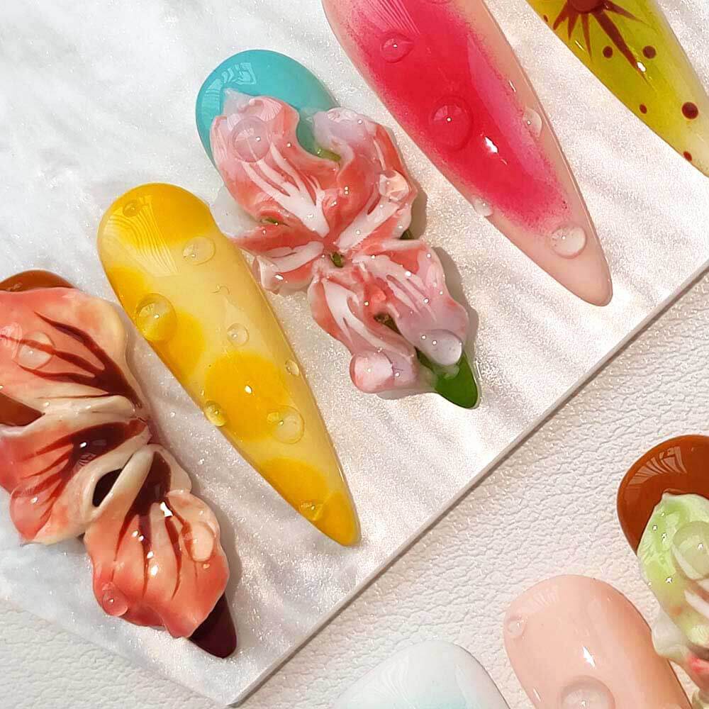 Art Garden Press On Nails Dewy Blooms 181