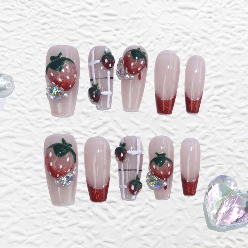 Art Garden Press On Nails Berry Bliss 150