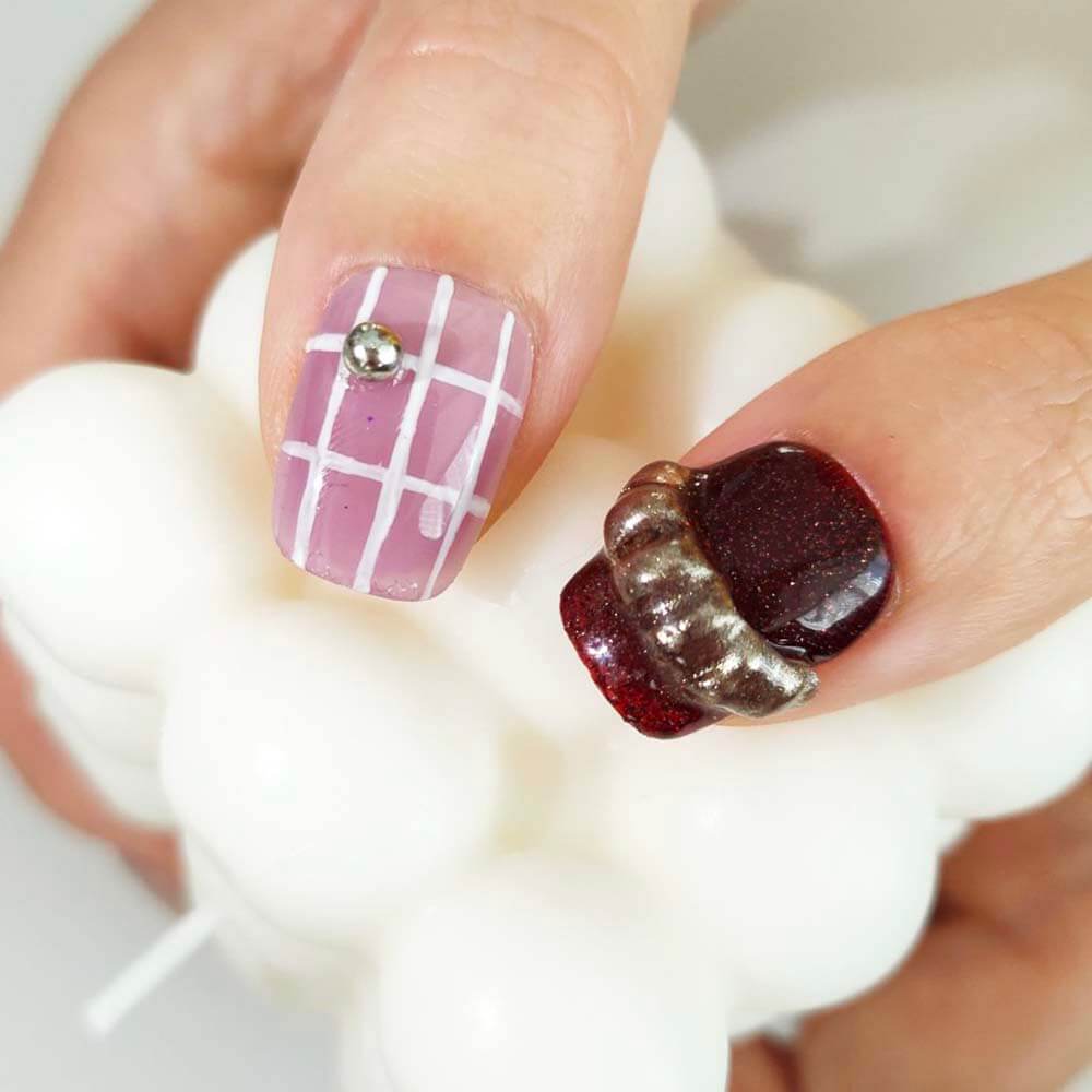 Art Garden Press On Nails Violet Reverie 89