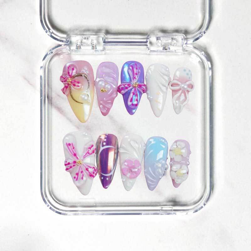 Art Garden Press On Nails Vivid Vanda