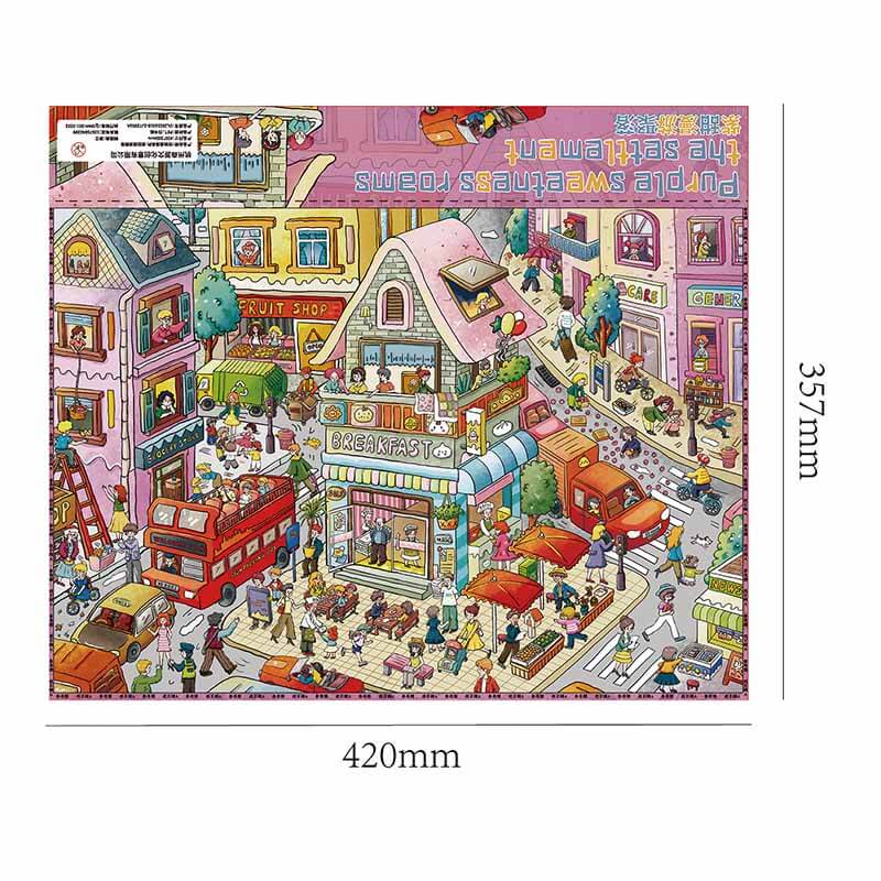 Wandering Settlement DIY 3D Scene Stickers Cute Scenes(XXL)