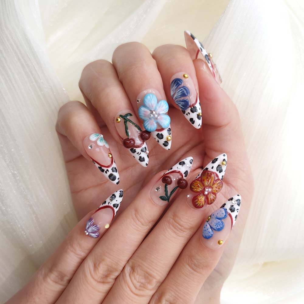 Ongles à coller Beauty Art Garden Wild Cherry Blossom 54
