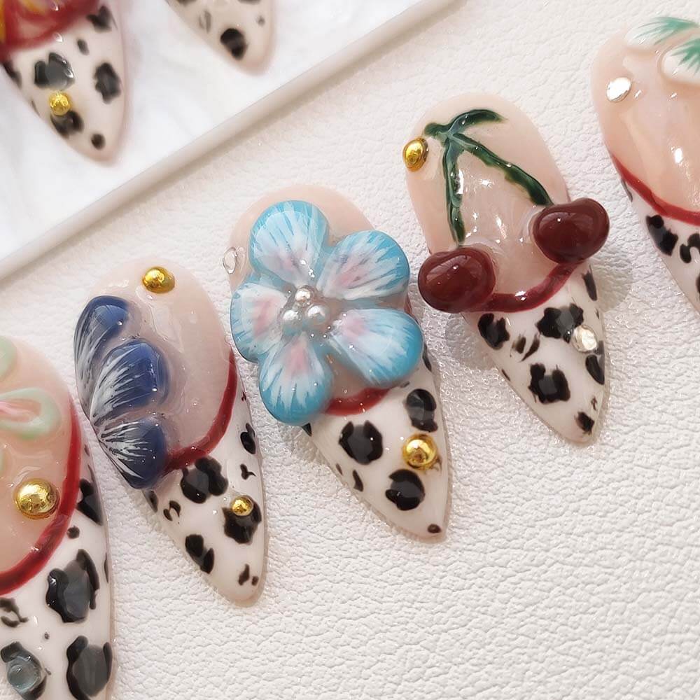 Ongles à coller Beauty Art Garden Wild Cherry Blossom 54